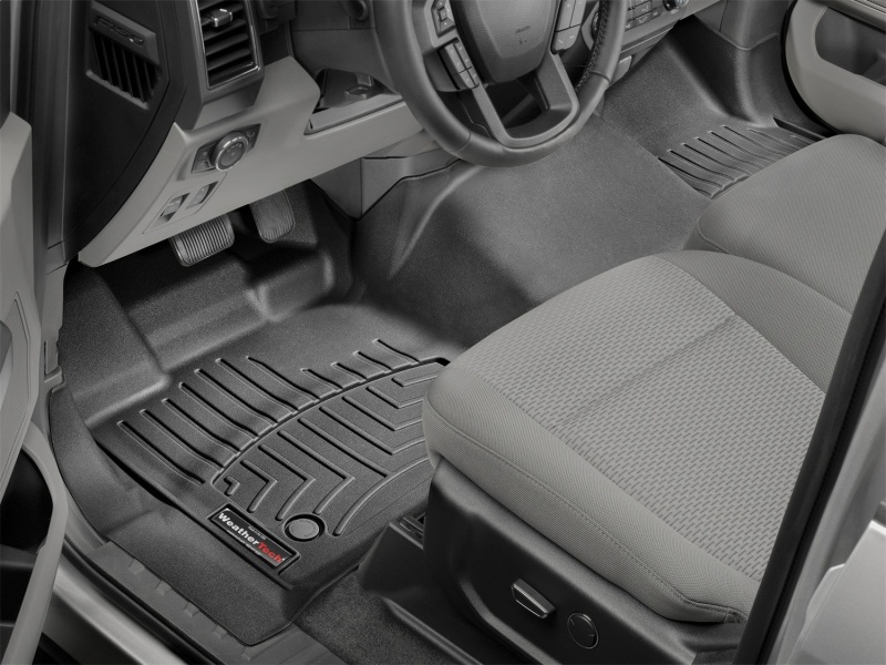 Picture of WeatherTech WT FloorLiner-Front-Blk Floor Mats - 446981