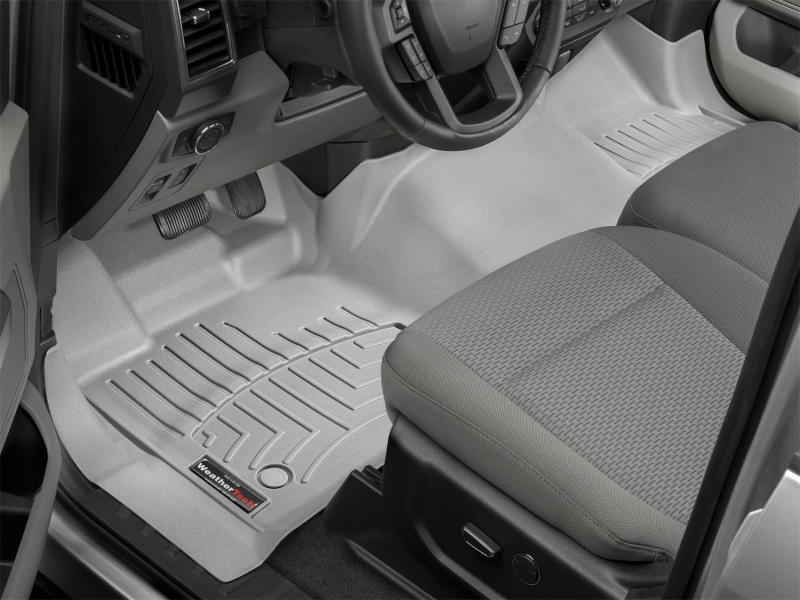 Picture of WeatherTech WT FloorLiner-Front-Grey Floor Mats - 466981