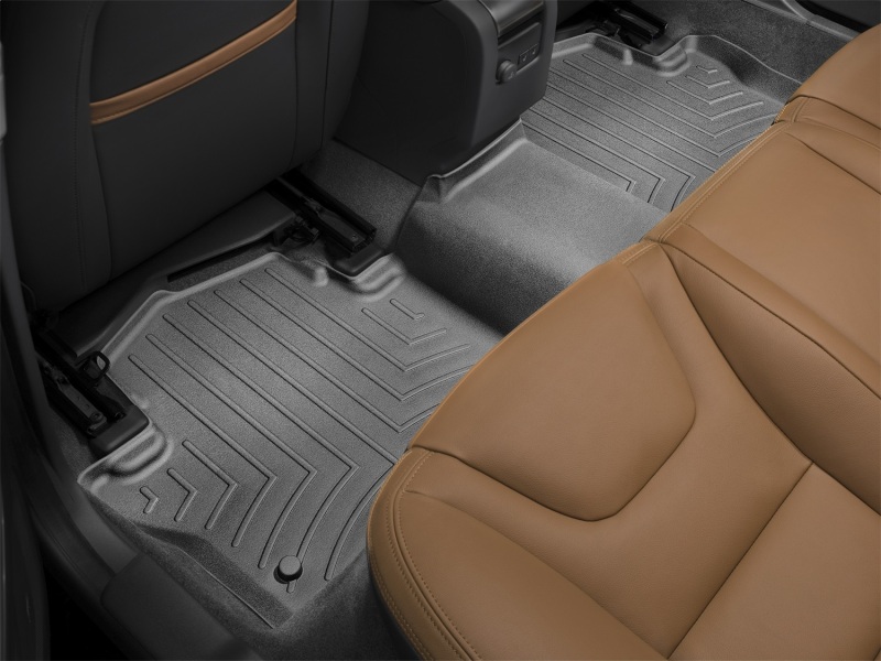 Picture of WeatherTech WT FloorLiner-Rear-Blk Floor Mats - 442344