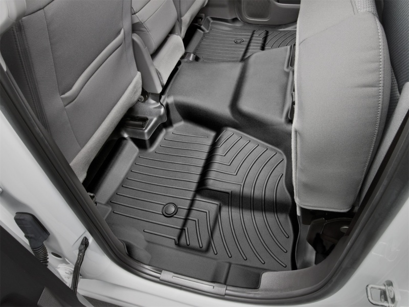 Picture of WeatherTech WT FloorLiner-Rear-Blk Floor Mats - 449662V