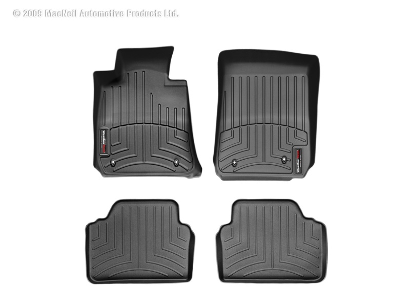 Picture of WeatherTech 06 BMW 3-Series (E90/E91) Front and Rear Floorliners - Black