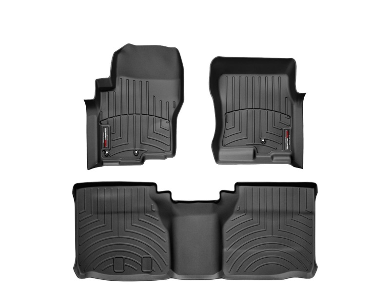 Picture of WeatherTech 08-11 Nissan Frontier Front and Rear Floorliners - Black