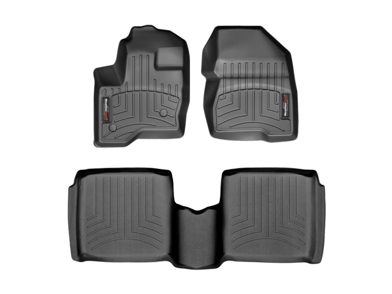 Picture of WeatherTech 10-14 Lincoln MKT Front and Rear Floorliners - Black