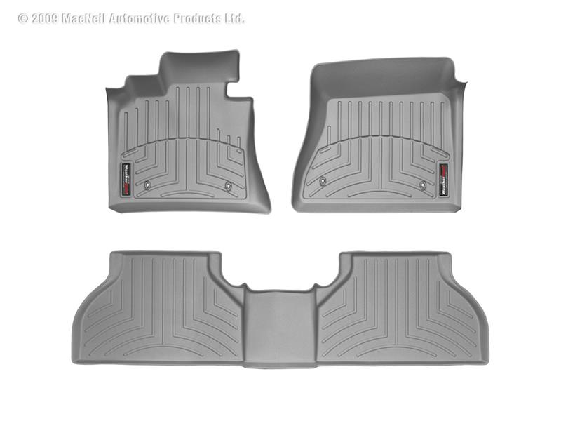 Picture of WeatherTech 13+ BMW 7-Series (F01/F02) Front and Rear Floorliners - Black