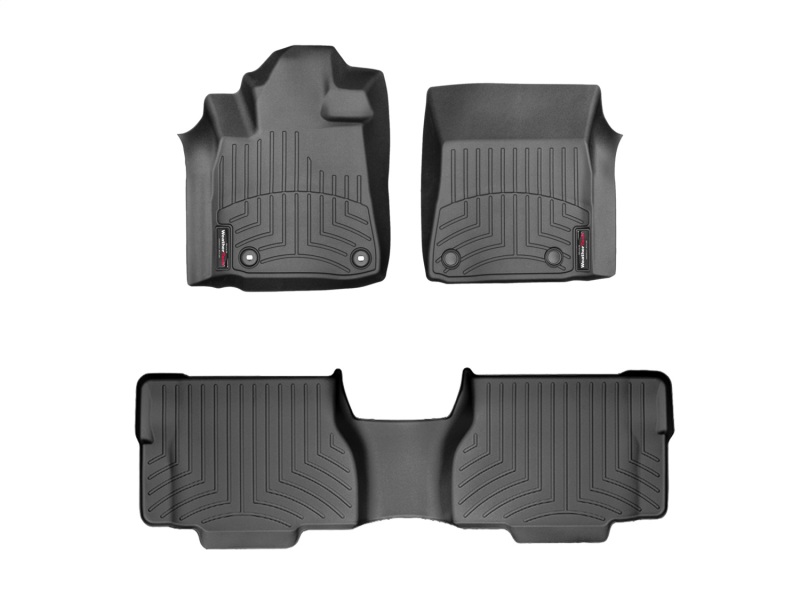 Picture of WeatherTech 12+ Toyota Sequoia Front and Rear Floorliners - Black
