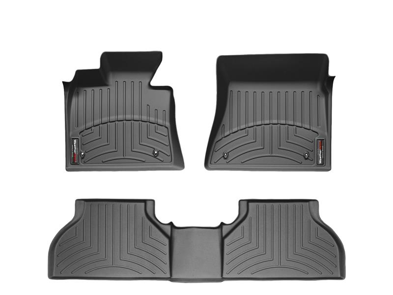 Picture of WeatherTech 11+ Ford F250/F350/F450/F550 Front and Rear Floorliners - Black