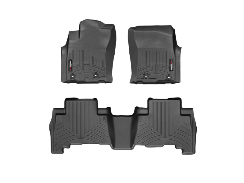 Picture of WeatherTech 13+ Toyota 4Runner Front and Rear Floorliners - Black