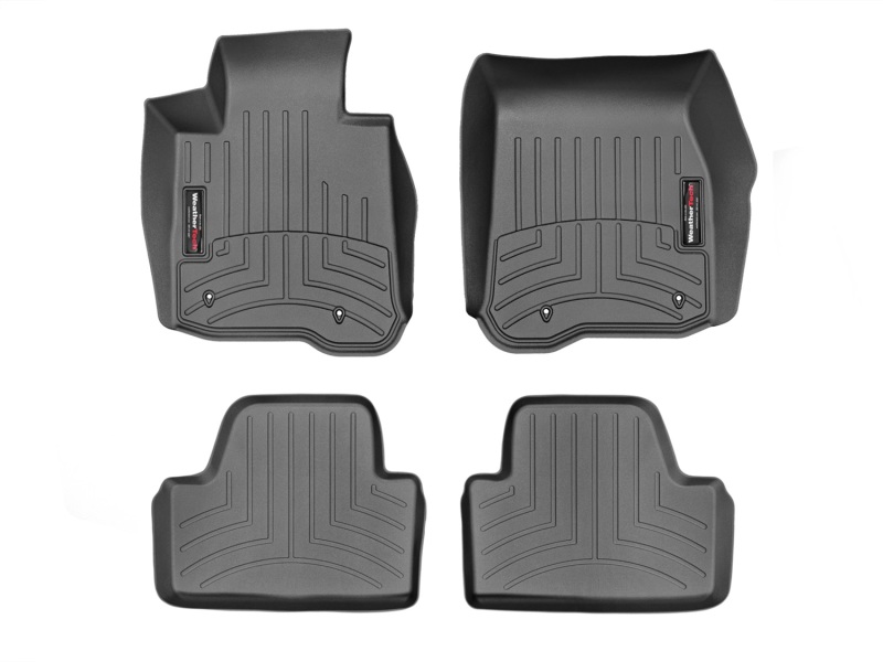 Picture of WeatherTech 14+ BMW 4-Series Front and Rear Floorliners - Black