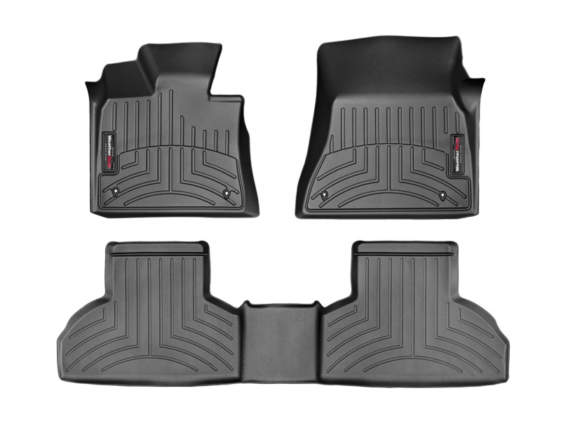 Picture of WeatherTech 14+ BMW X5 Front and Rear Floorliners - Black