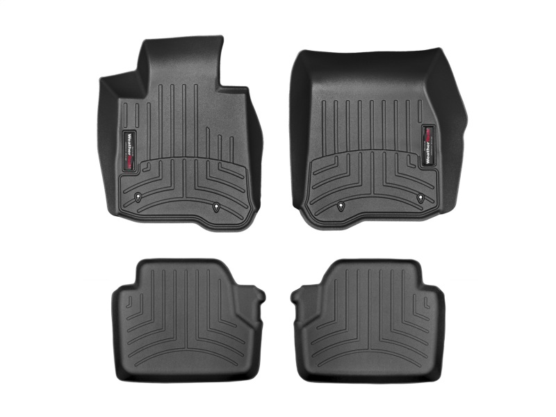 Picture of WeatherTech 14+ BMW 4-Series Front and Rear Floorliners - Black