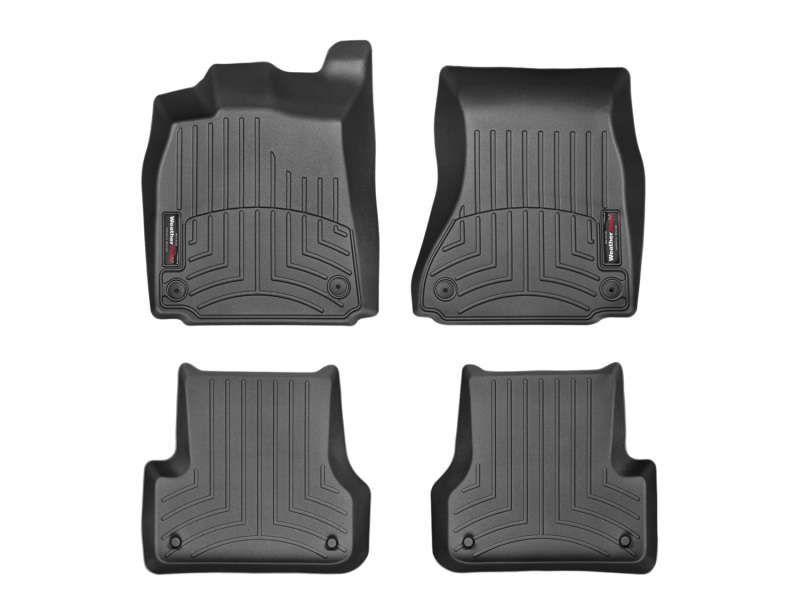 Picture of WeatherTech 12+ Audi A6/S6/A7 Front and Rear Floorliners - Black