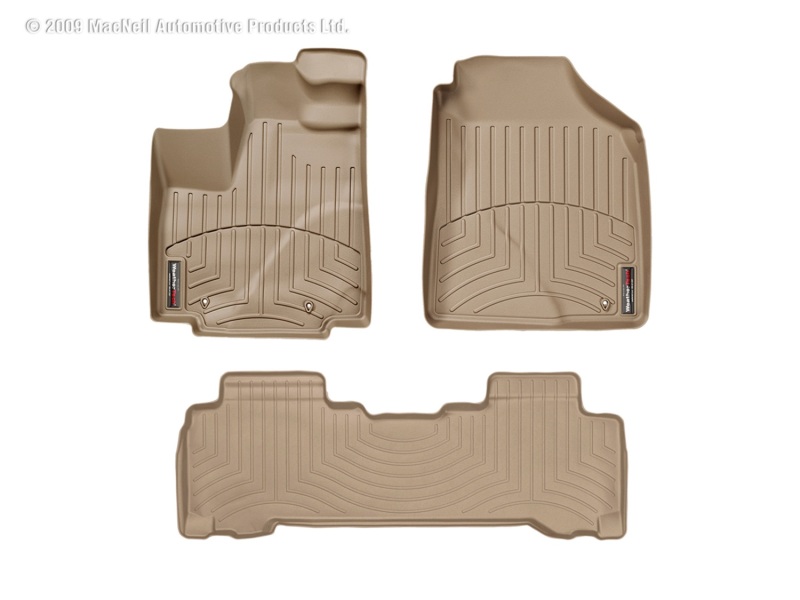 Picture of WeatherTech 01-04 Acura MDX Front and Rear Floorliners - Tan