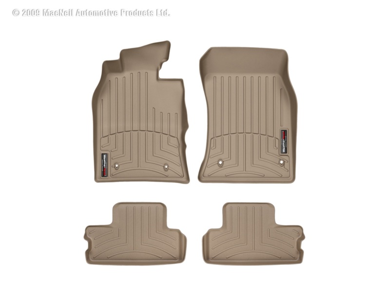 Picture of WeatherTech 02-06 Mini Cooper / Cooper S Front and Rear Floorliners - Tan