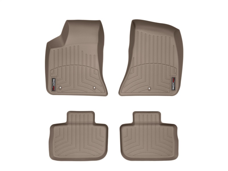 Picture of WeatherTech 11+ Dodge Charger Front and Rear Floorliners - Tan