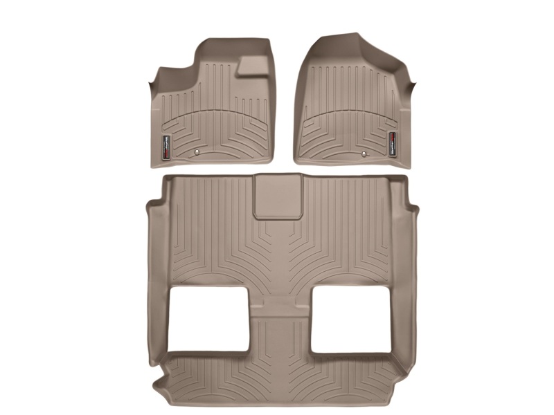 Picture of WeatherTech 11+ Chrysler Town & Country Front and Rear Floorliners - Black