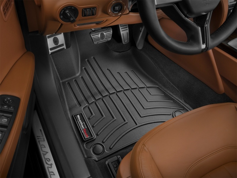 Picture of WeatherTech WT FloorLiner-Front-Blk Floor Mats - 448831