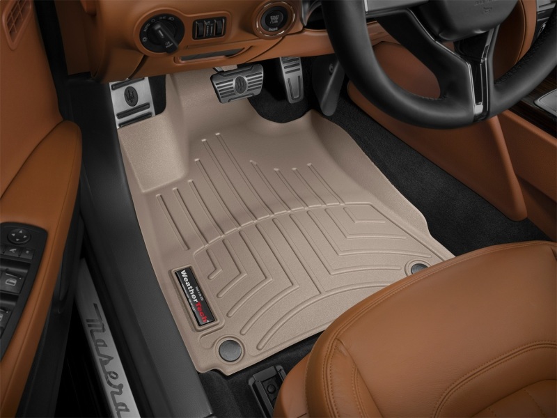 Picture of WeatherTech WT FloorLiner-Front-Tan Floor Mats - 458831