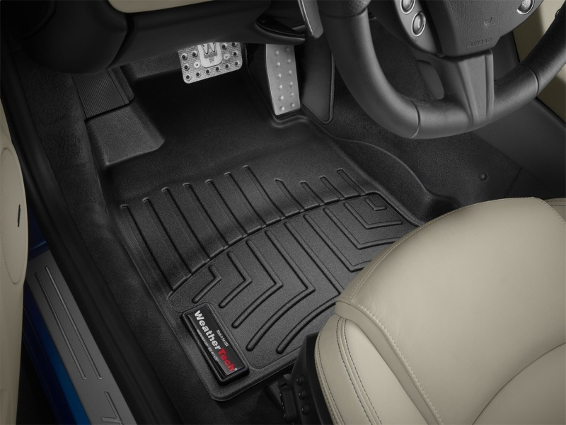 Picture of WeatherTech WT FloorLiner-Front-Blk Floor Mats - 442021