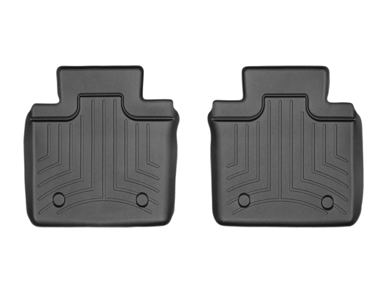 Picture of WeatherTech WT FloorLiner-Rear-Blk Floor Mats - 445652