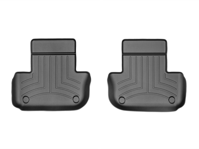 Picture of WeatherTech WT FloorLiner-Rear-Blk Floor Mats - 445653