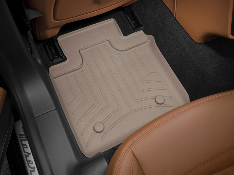 Picture of WeatherTech WT FloorLiner-Rear-Tan Floor Mats - 455652