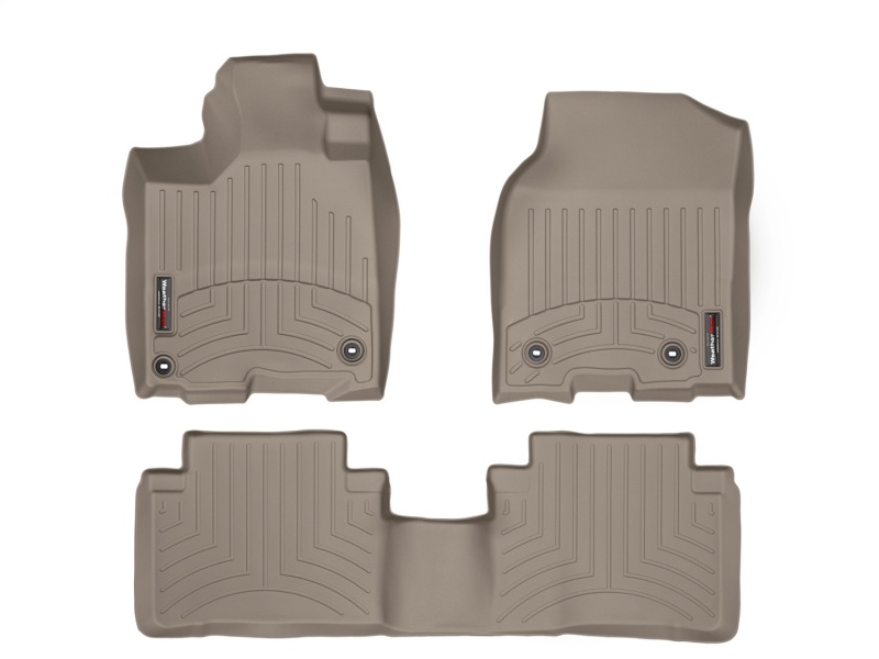 Picture of WeatherTech 13+ Acura RDX Front and Rear Floorliners - Tan