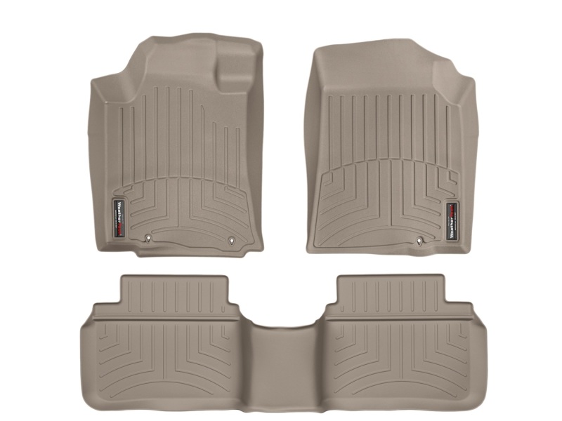 Picture of WeatherTech 13+ Nissan Altima Front and Rear Floorliners - Tan