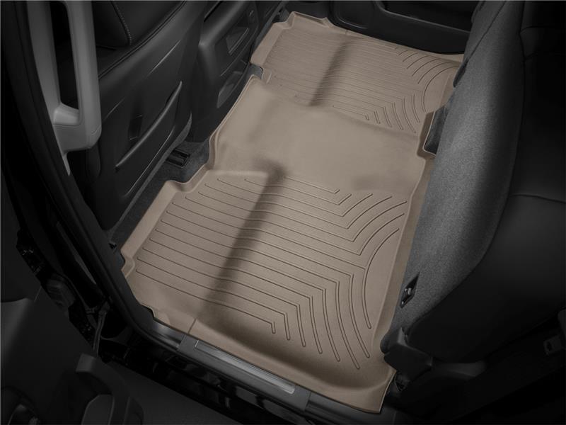 Picture of WeatherTech 14+ Chevrolet Silverado Front and Rear Floorliners - Tan