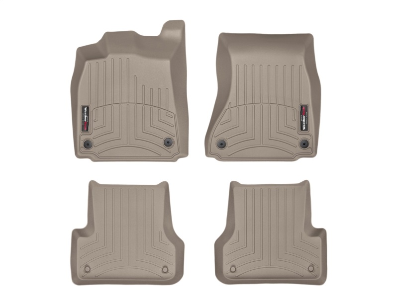 Picture of WeatherTech 12+ Audi A6/S6/A7 Front and Rear Floorliners - Tan