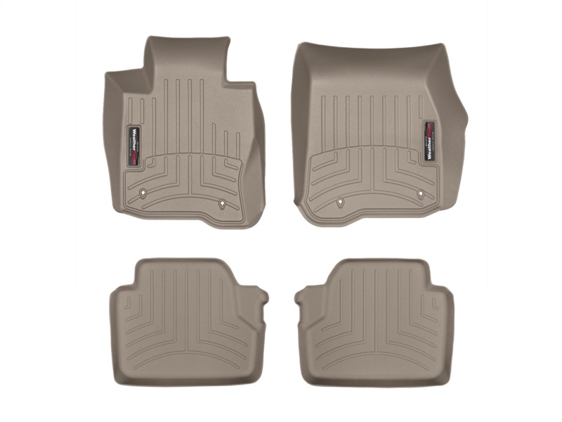 Picture of WeatherTech 14+ BMW 4-Series Front and Rear Floorliners - Tan