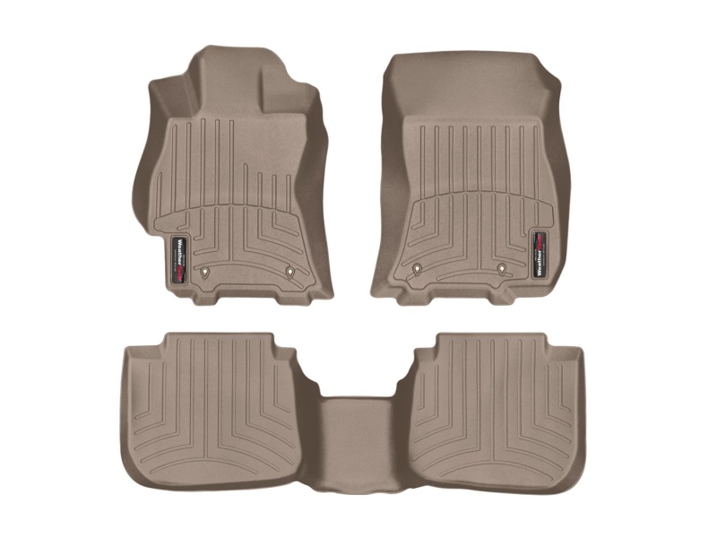 Picture of WeatherTech 2015+ Subaru Legacy Front Rear FloorLiner - Tan