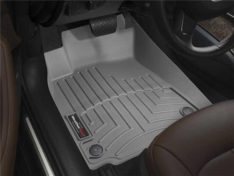 Picture of WeatherTech 05-10 Jeep Grand Cherokee Front and Rear Floorliners - Grey