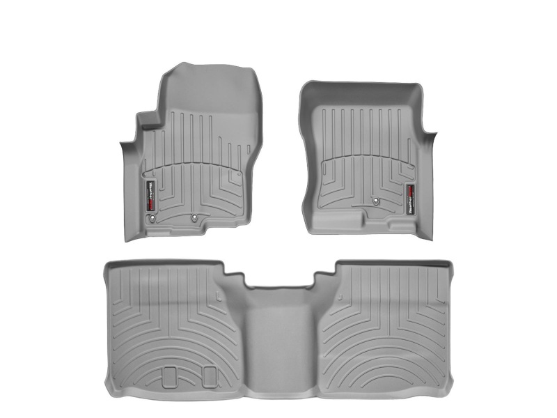 Picture of WeatherTech 05+ Nissan Frontier Front and Rear Floorliners - Grey