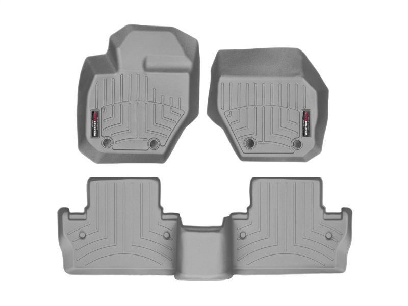 Picture of WeatherTech 11+ Volvo S60 Front and Rear Floorliners - Grey