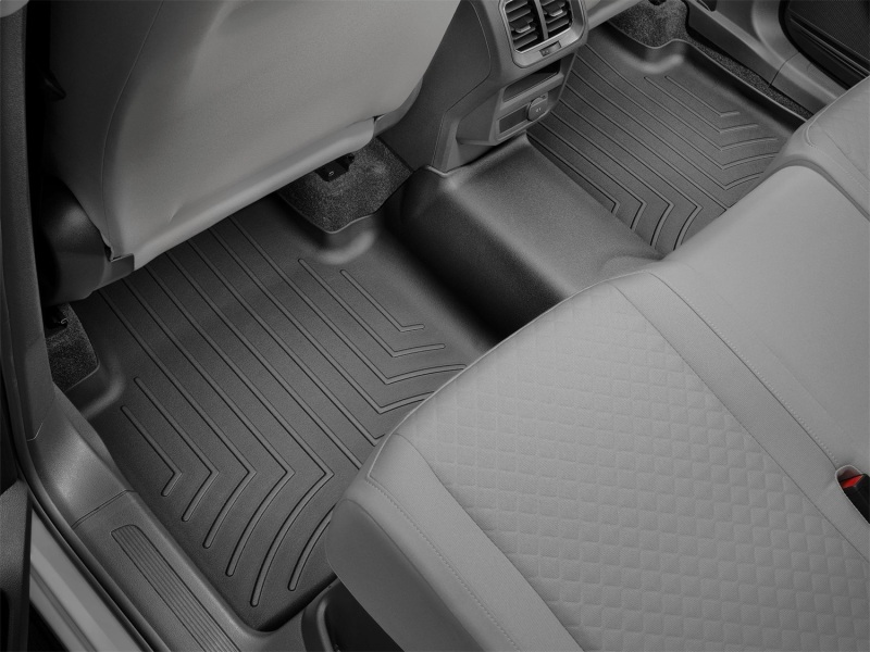 Picture of WeatherTech WT FloorLiner-Rear-Blk Floor Mats - 449893
