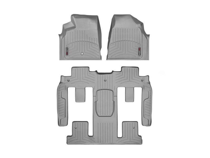 Picture of WeatherTech 07-09 Saturn Outlook Front and Rear Floorliners - Grey
