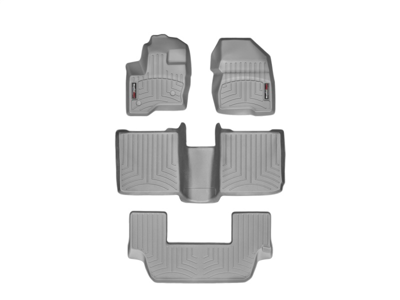Picture of WeatherTech 09-11 Ford Flex Front/Rear/and Rear Floorliners - Grey