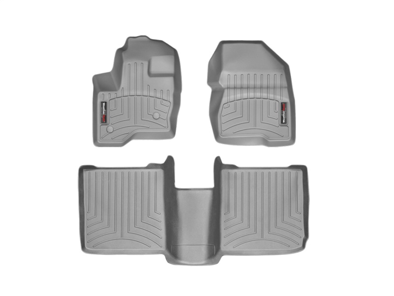 Picture of WeatherTech 09-11 Ford Flex Front and Rear Floorliners - Grey