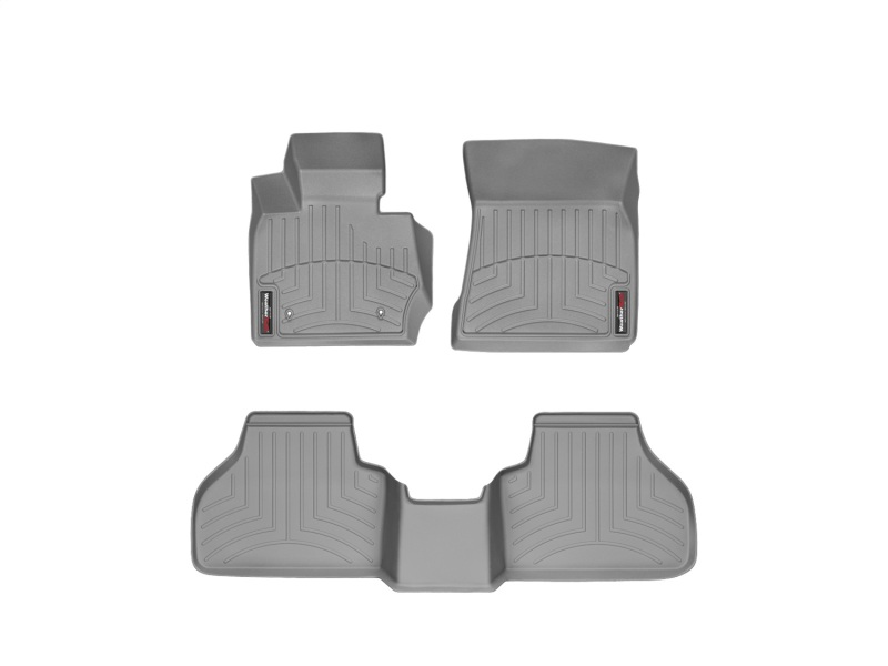 Picture of WeatherTech 11 BMW X3 Front and Rear Floorliners - Grey