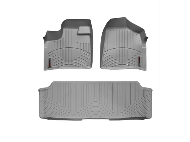 Picture of WeatherTech 11+ Chrysler Town & Country Van Front and Rear Floorliners - Grey
