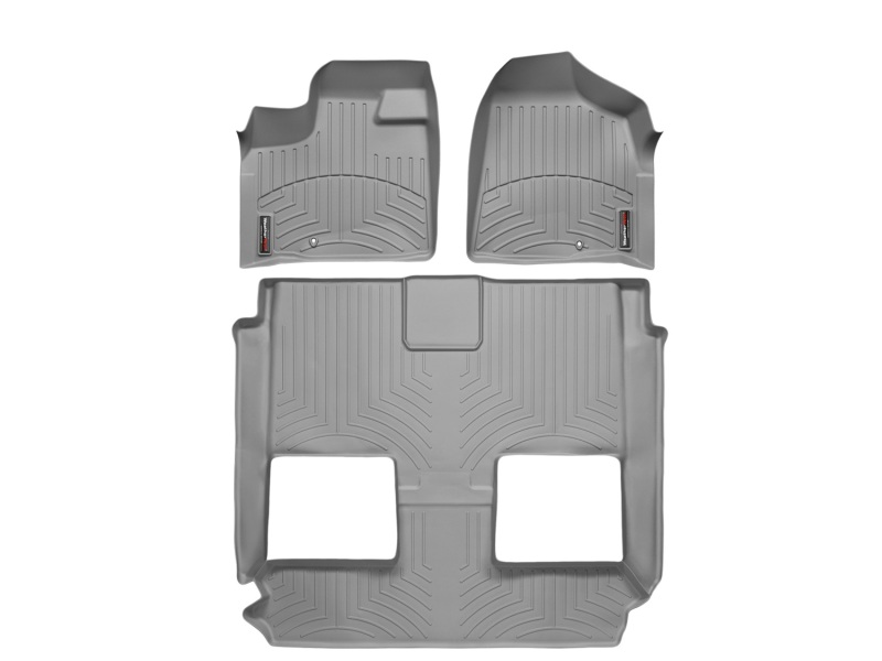Picture of WeatherTech 2011+ Chrysler Town & Country Front Rear FloorLiner - Grey