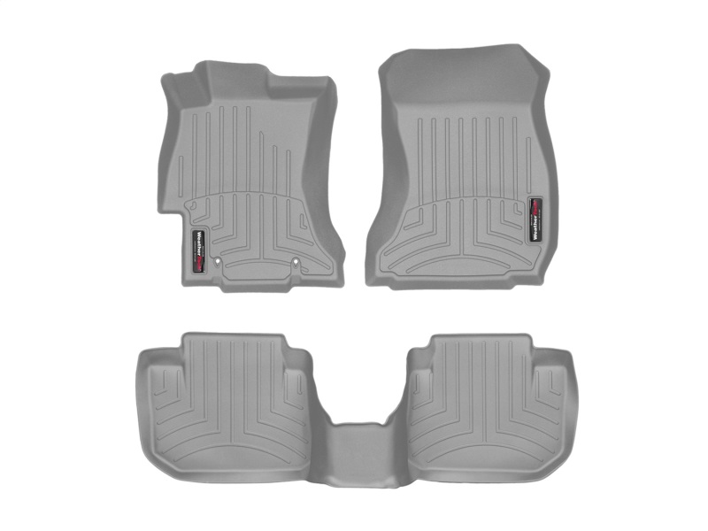 Picture of WeatherTech 12+ Subaru Impreza Front and Rear Floorliners - Grey