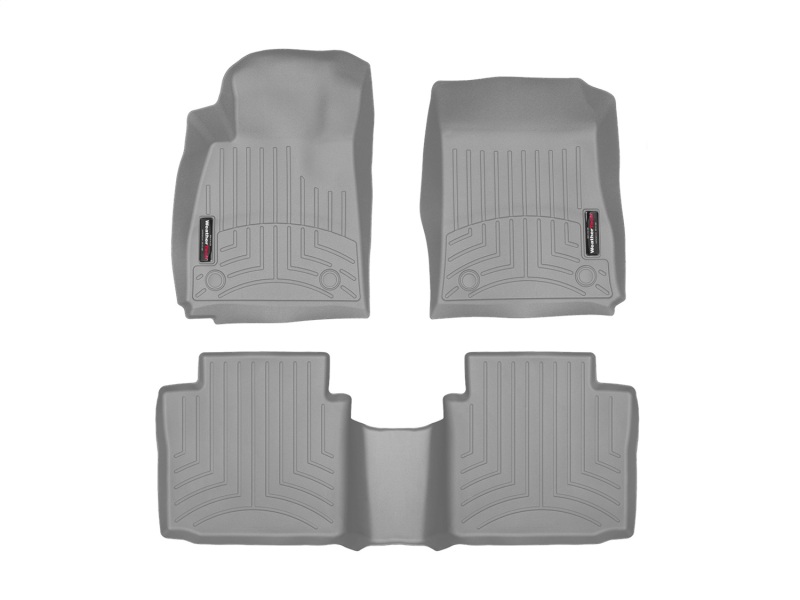 Picture of WeatherTech 14+ Chevrolet Impala Front and Rear Floorliners - Grey