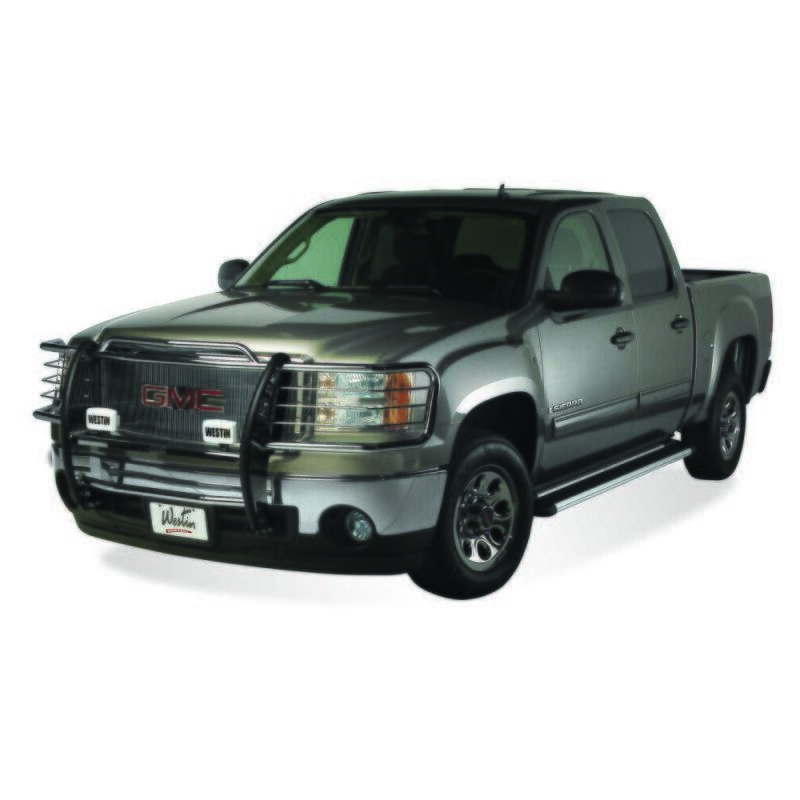 Picture of Westin 2001-2007 Chevy Silverado Classic 1500/2500HD/3500 Crew Cab Running Board Mount Kit - Black