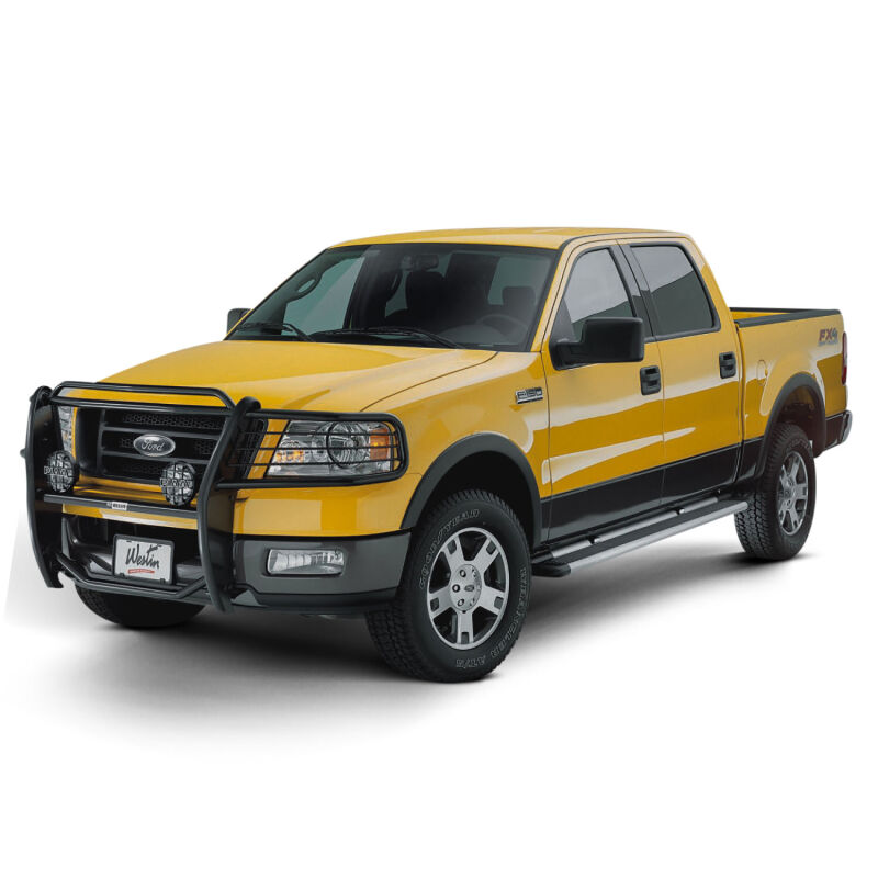 Picture of Westin 2004-2012 Ford/Lincoln F-150 Reg Cab (excl. Heritage) Running Board Mount Kit - Black