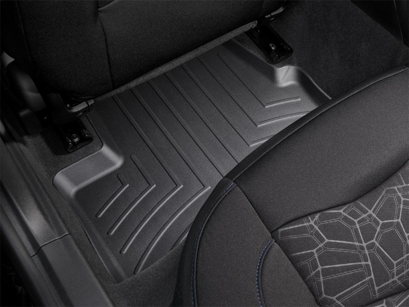 Picture of WeatherTech WT FloorLiner-Rear-Blk Floor Mats - 449382