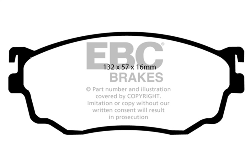 Picture of EBC Yellowstuff Brake Pad Sets - S13KF1585