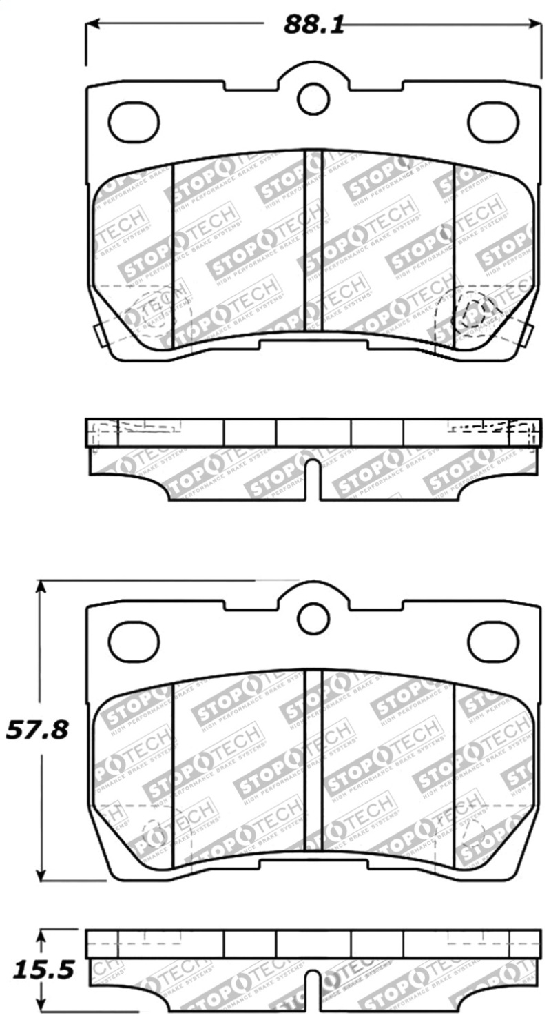 Picture of Sport Brake Pads with Shims and Hardware