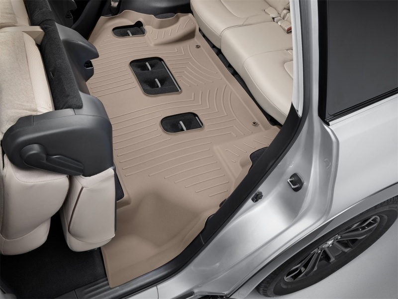 Picture of WeatherTech WT FloorLiner-Rear-Tan Floor Mats - 459562