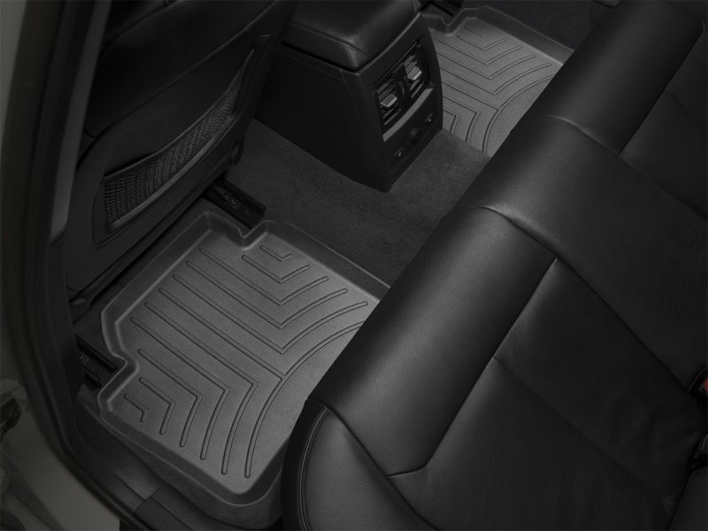 Picture of WeatherTech WT FloorLiner-Rear-Blk Floor Mats - 448742